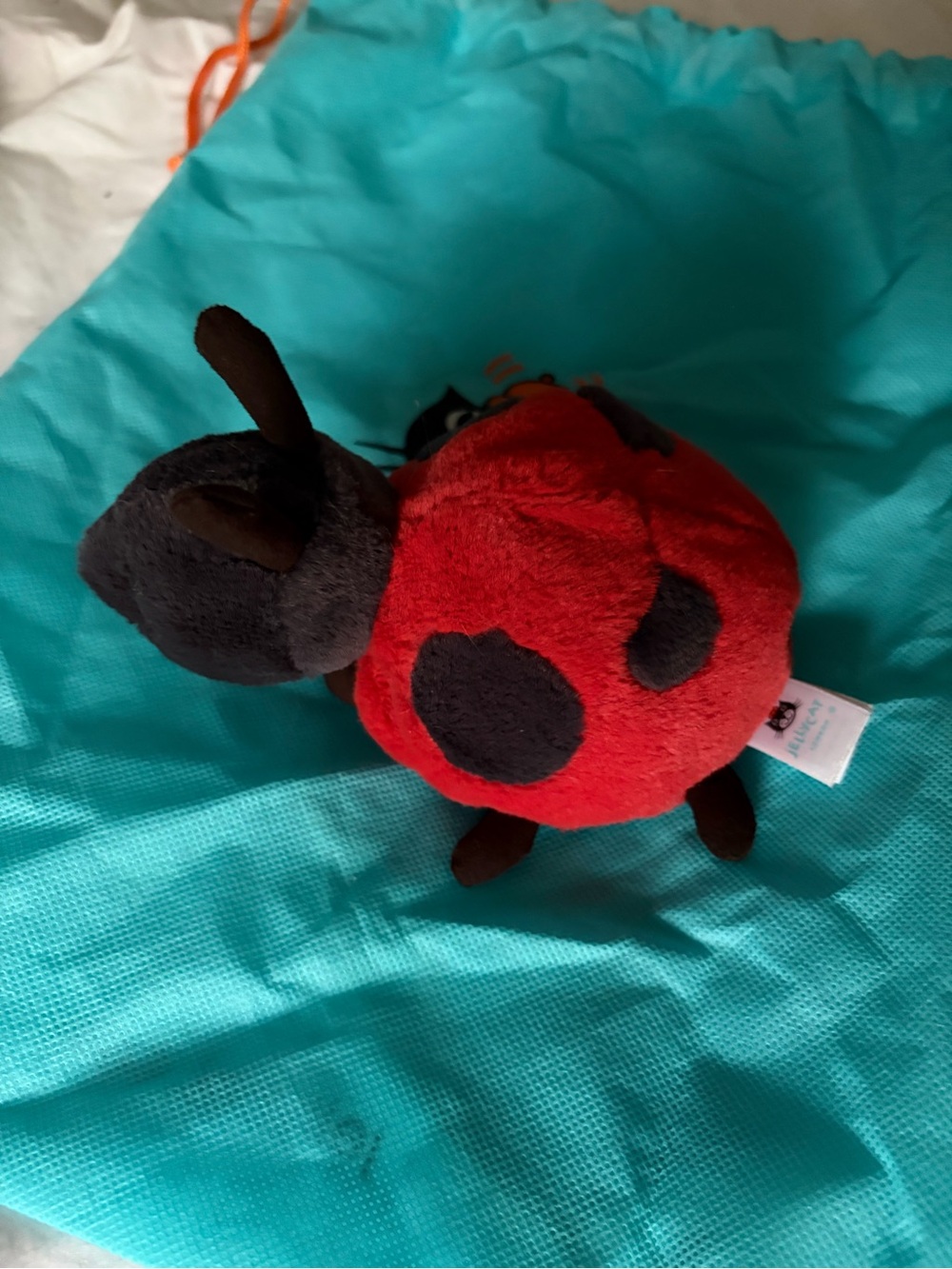 Jellycat Red and Black Ladybug Plush